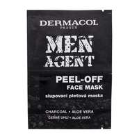 Dermacol Dermacol Men Agent Peel-Off Face Mask arcmaszk arcmaszk 2 x 7,5 ml férfiaknak