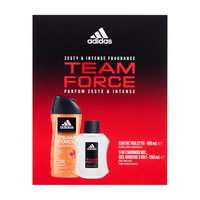 Adidas Adidas Team Force ajándékcsomagok eau de toilette 100 ml + tusfürdő 250 ml férfiaknak