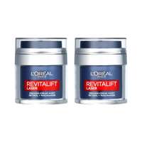 L'Oréal Paris L'Oréal Paris Revitalift Laser Pressed-Cream Night szett 2x éjszakai szemkörnyékápoló krém 50 ml nőknek