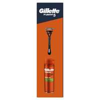 Gillette Gillette Fusion5 ajándékcsomagok Fusion5 borotva 1 db + Fusion Shave Gel Sensitive borotvagél 200 ml férfiaknak