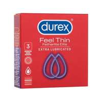 Durex Durex Feel Thin Extra Lubricated óvszer óvszer 3 db férfiaknak