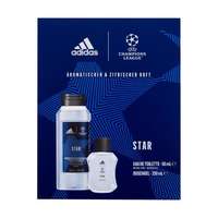 Adidas Adidas UEFA Champions League Star ajándékcsomagok eau de toilette 50 ml + tusfürdő 250 ml férfiaknak