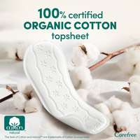 Carefree Carefree Organic Cotton Normal tanga egészségügyi betét tisztasági betét 30 db nőknek