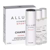 Chanel Chanel Allure Homme Sport Cologne eau de cologne Twist and Spray 3x20 ml férfiaknak