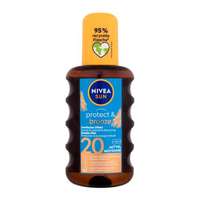 Nivea Nivea Sun Protect & Bronze Oil Spray SPF20 fényvédő készítmény testre 200 ml uniszex