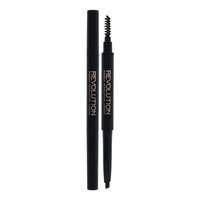 Makeup Revolution London Makeup Revolution London Duo Brow Definer szemöldökceruza 0,15 g nőknek Dark Brown