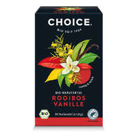 - Bio choice rooibos vanília gyógynövénytea filteres 20db
