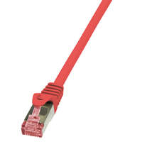 LogiLink Logilink patch kábel primeline, cat.6, s/ftp, piros, 2 m
