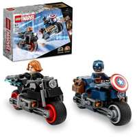 LEGO Lego marvel: fekete özvegy és amerika kapitány motorkerékpárok 76260