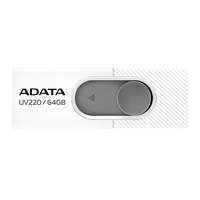 A-Data Adata 64gb usb2.0 fehér-szürke (auv220-64g-rwhgy) flash drive