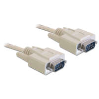 DeLock Delock cable rs-232 serial sub-d9 male / male 2m white 82981