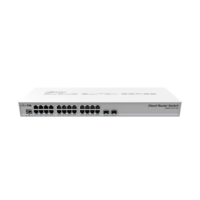 MikroTik Lan/wifi mikrotik 24xgbit lan portos rackbe szerelhető switch, 2xsfp+ aljzat, dual-boot os crs326-24g-2s+rm