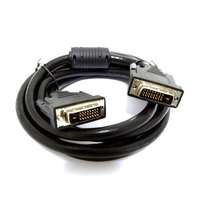 OEM Oem dvi-d m/m video jelkábel 3m dual link fekete xdvikabdvidual3