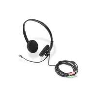 Digitus Digitus on ear office headset with noise reduction 2x3.5 mm stereo black da-12202