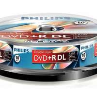 Philips Philips dvd+r 8,5 gb 8x kétrétegű hengeres 10db/cs dphpdlc10/ph383756