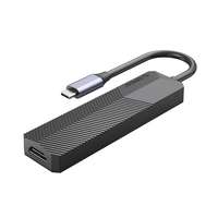 ORICO Orico notebook dokkoló - mdk-6p-bk /66/(bemenet: usb-c, kimenet: 2xusb-a/hdmi/sd&tf/usb-c, fekete orico-mdk-6p-bk-bp