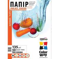 Colorway Colorway fotópapír, matt (matte), 135g/m2, a4, 50 lap pm135050a4