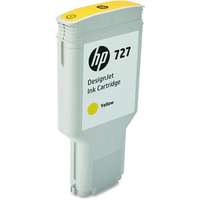 HP F9j78a tintapatron designjet t1500, t2500, t920, t930 nyomtatókhoz, hp 727, sárga, 300ml