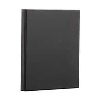 PANTA PLAST Gyűrűs könyv, panorámás, 4 gyűrű, 40 mm, a4, pvc, panta plast, fekete 0316-0024-01