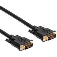 OEM Oem dvi-d m/m video jelkábel 2m dual link fekete xdvikabdvidual1