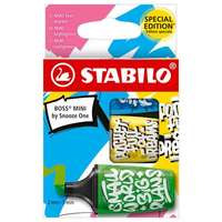 STABILO Stabilo boss mini by snooze one 3 db-os (zöld/sárga/kék) szövegkiemelő készlet 07/03-61