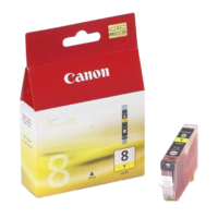 Canon Cli-8y tintapatron pixma ip3500, 4200, 4300 nyomtatókhoz, canon, sárga, 13ml 0623b001/cli-8y