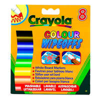 Crayola Crayola: 8 db lemosható vastag filctoll fehér táblára