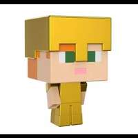 Mattel Minecraft: mini figura - alex aranypáncélban