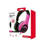 BigBen Interactive Bigben interactive stereo gaming headset v1 nintendo switch pink/green switchheadsetv1p+g