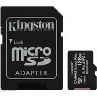 KINGSTON Kingston memóriakártya 128gb (microsdxc canvas select plus - class 10, uhs-1, a1) + sd adapter sdcs2/128gb