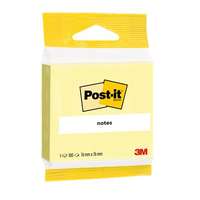 POST-IT öntapadó jegyzettömb, 76x76 mm, 100 lap, 3m postit, sárga 7100172243