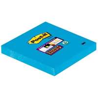 POST-IT Post-it super sticky 654 76x76mm 90lap kék öntapadós jegyzettömb 7100263845