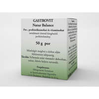 - Gastrovit natur balance pre és probiotikumot tartalmazó étrend-kiegészítŐ 50g