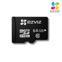 Ezviz Ezviz 64gb microsd kártya az ezviz biztonsági kamerákhoz, c10 class,max read speed 90mb/s; max write speed 50mb/s cs-cmt-cardt64g-d