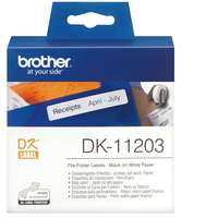 Brother Brother dk-11203 fehér alapon fekete 17x87mm 400db címke/tekercses szalag dk11203
