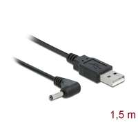 DeLock Delock tápkábel usb dc 3.5 x 1.35mm male 90 fokos 1.5m 83577