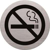HELIT Információs tábla, rozsdamentes acél, helit, tilos a dohányzás h6271500