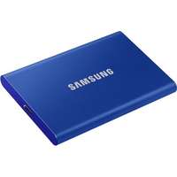 Samsung Samsung 500gb usb 3.2 (mu-pc500h/ww) kék ujjlenyomatolvasós t7 touch külső ssd
