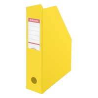 ESSELTE Iratpapucs, pvc/karton, 70 mm, összehajtható, esselte, vivida sárga 56001
