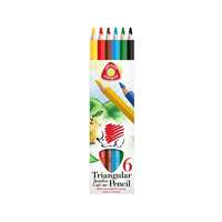 ICO Ico süni jumbo háromszög alakú festett 6db-os vegyes színű színes ceruza 7140133001