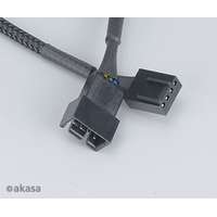 Akasa Kábel hűtő akasa 4-pin pwm hosszabbító 30cm ak-cbfa01-30