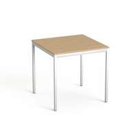 MAYAH általános asztal fémlábbal, 75x75 cm, mayah "freedom sv-37", kőris sv-37/ibxa37k