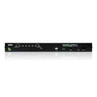 Aten Aten cs1708a 8-port ps/2-usb vga kvm switch with daisy-chain port and usb peripheral support cs1708a-at-g