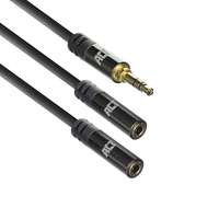 ACT Act high quality audio splitter cable 3.5 mm jack male - 2x female ac3620