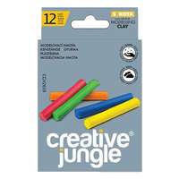 CREATIVE JUNGLE Gyurma creative jungle grey színes 12 szín/készlet cgv2619
