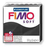 FIMO Gyurma, 57 g, égethető, fimo "soft", fekete 8020-9