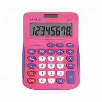 MAUL Számológép, asztali, 8 számjegy, maul "mj 550", pink-lila 7263422