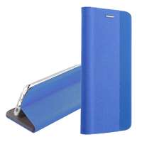 gigapack Tok álló, bőr hatású (flip, oldalra nyíló, asztali tartó funkció, textil minta) kék gp-145111