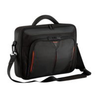 Targus Targus notebook táska cn415, classic+ 15-15.6" clamshell laptop bag - black/red cn415eu