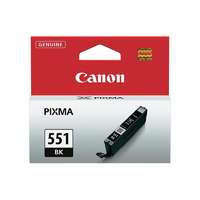 Canon Cli-551b fotópatron pixma ip7250, mg5450 nyomtatókhoz, canon, fekete, 7ml 6508b001/cli-551b